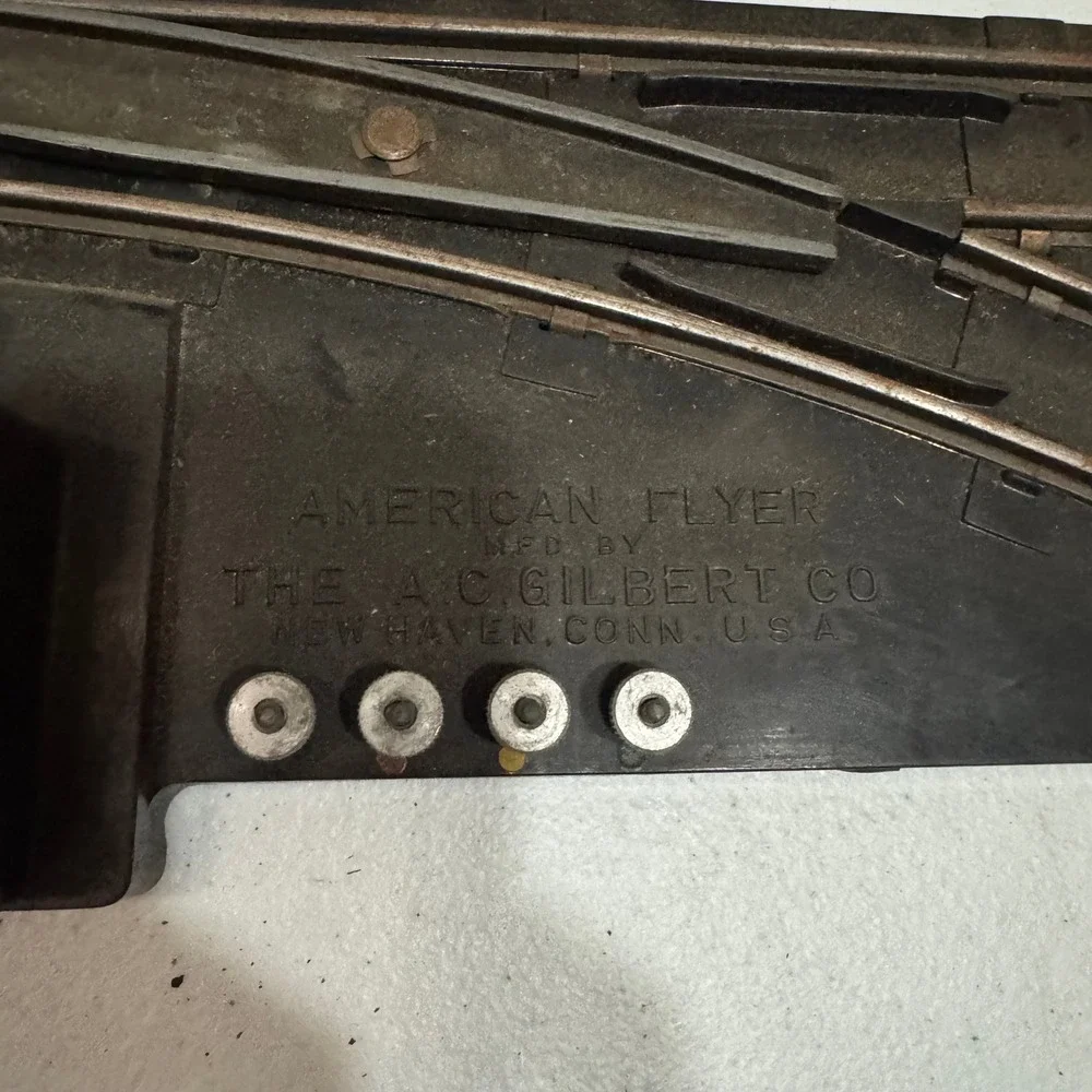 American Flyer S Gauge Track Lot 59 AC Gilbert Vintage Train Accessories Black